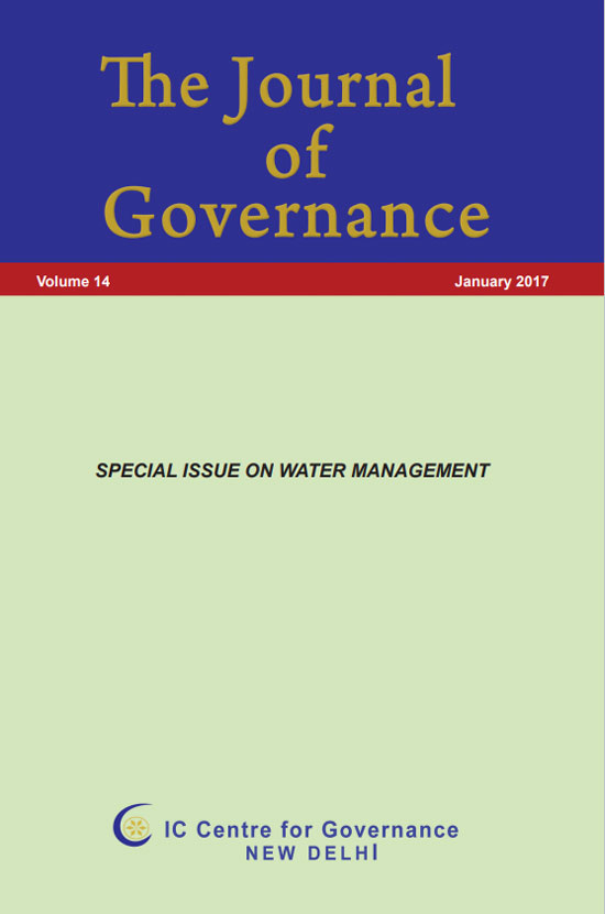 Volume 14 – January 2017 – Special Issue on Water Management