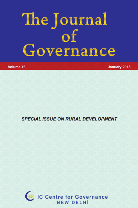 Volume 16 – January 2018 – Special Issue on Rural Development